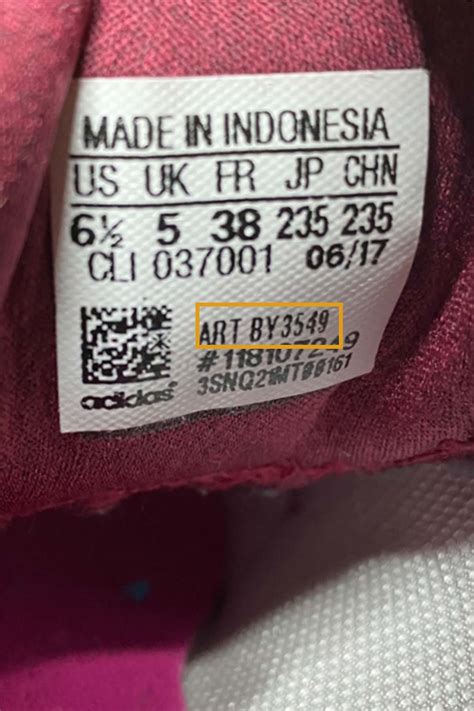 adidas style number lookup.